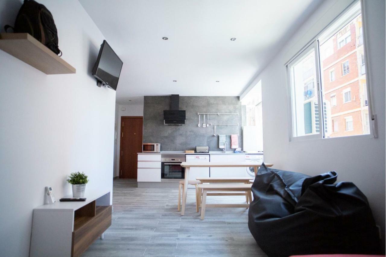 발렌시아 Piso De Diseno A 5 Min Andando De La Playa 아파트 외부 사진